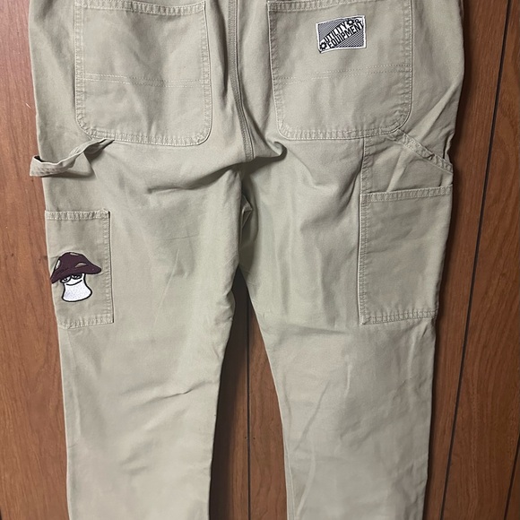 Beige Pants with Mushroom Patch - Picture 7 of 11